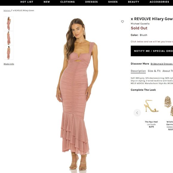 Michael Costello Dresses & Skirts - Michael Costello x Revolve Hilary Gown